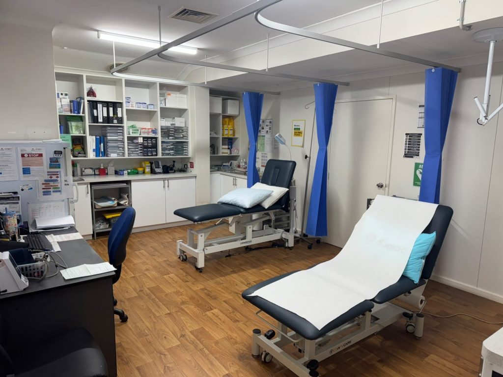 Treatment room at Kenwick Medical and Skin Cancer Clinic